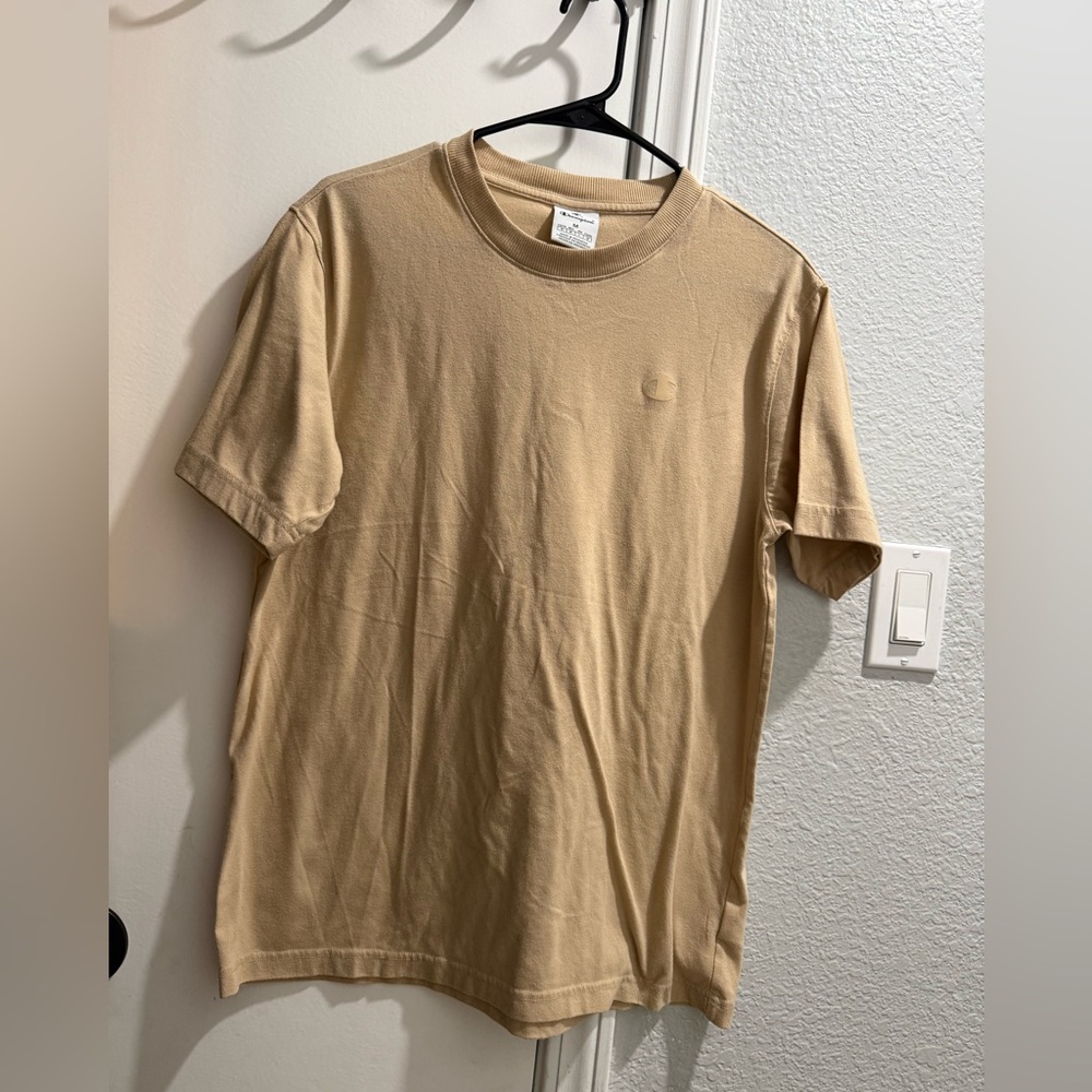 Champion Beige Short Sleeve Tee